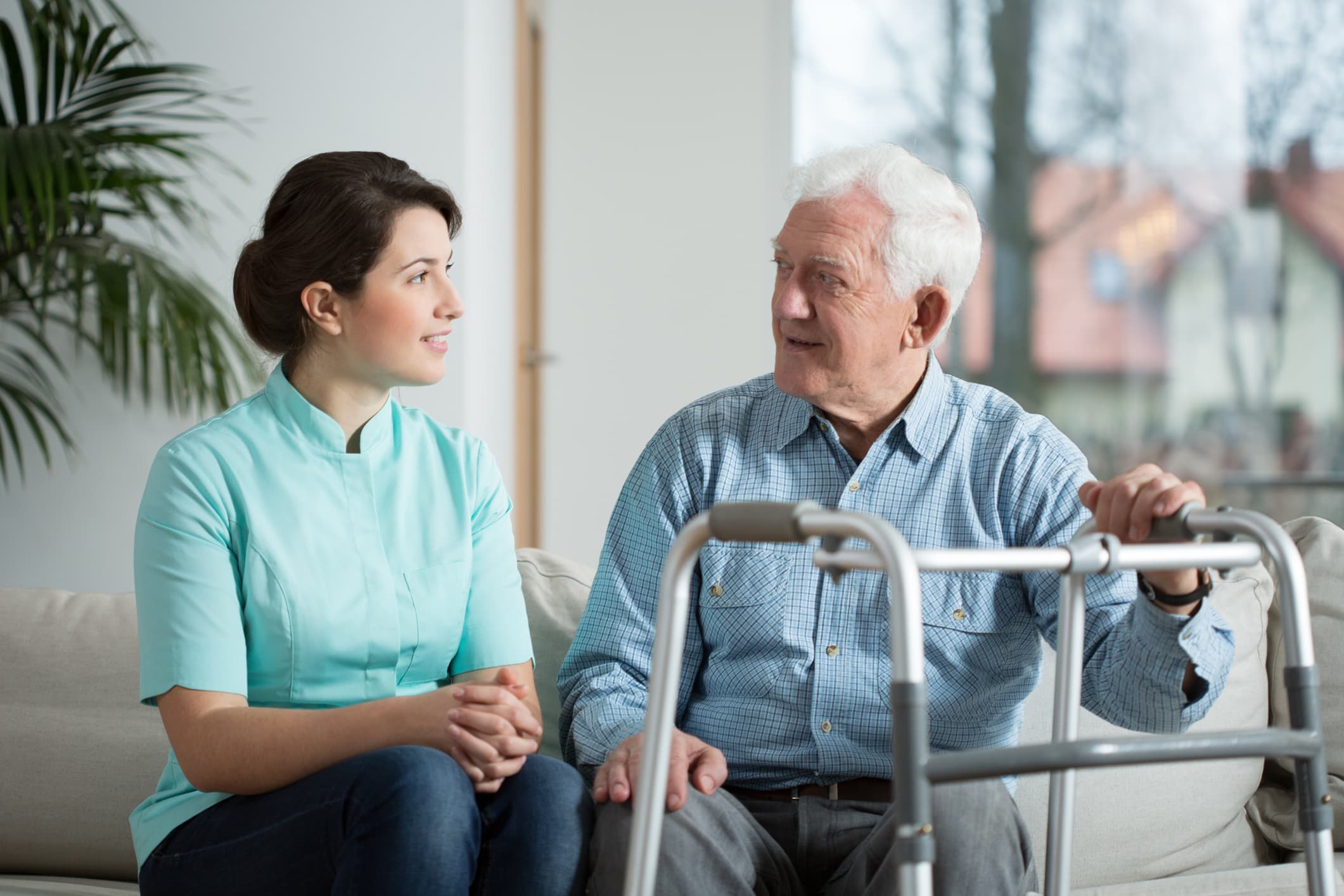 Caregiver at work